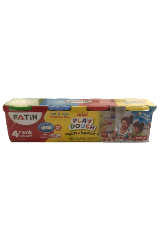 სურათი პლასტელინი PLAY DOUGH  FATIH 4 ფერი