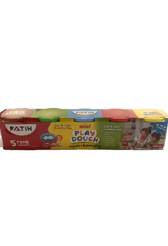 სურათი პლასტელინი PLAY DOUGH  FATIH 5 ფერი