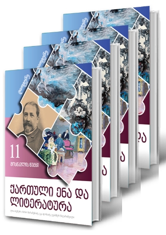 სურათი ქართული ენა და ლიტერატურა 11 კლასი კომპლექტი (4 წიგნი)