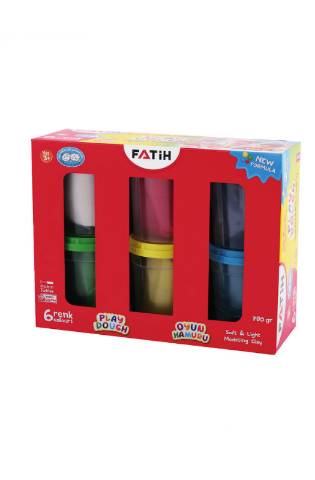 სურათი FATIH - პლასტელინი Play Dough 6 pcs
